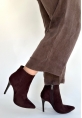 Blan Acı Kahve Süet Topuklu Bot