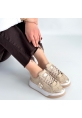Ceans Bej Süet Bağcıklı Spor Ayakkabı