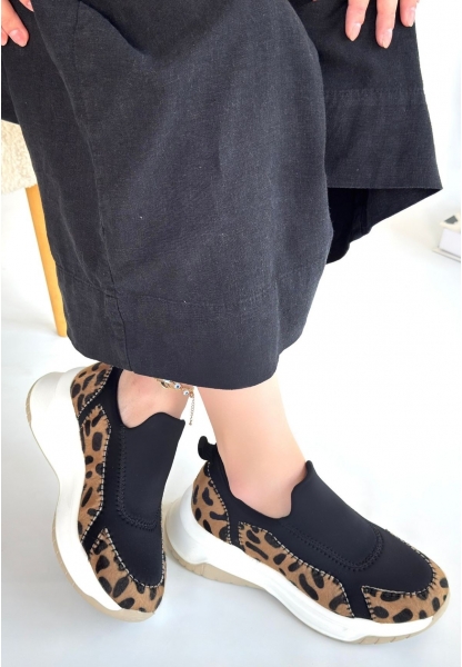 Kendy Leopar Süet Spor Ayakkabı