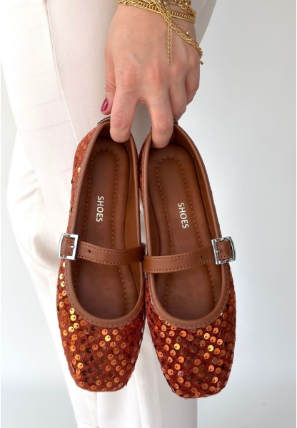 Moden Taba Süet Babae Ayakkabı