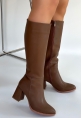 Morena Vizon Cilt BejTopuklu Çizme