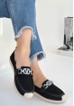Wata Siyah Triko Babet Ayakkabı