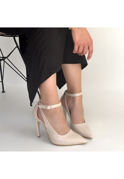 Wenni Bej Rugan Stiletto Ayakkabı